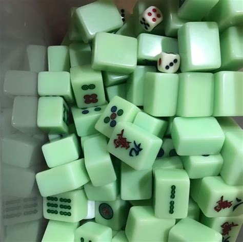 jade mahjong tiles